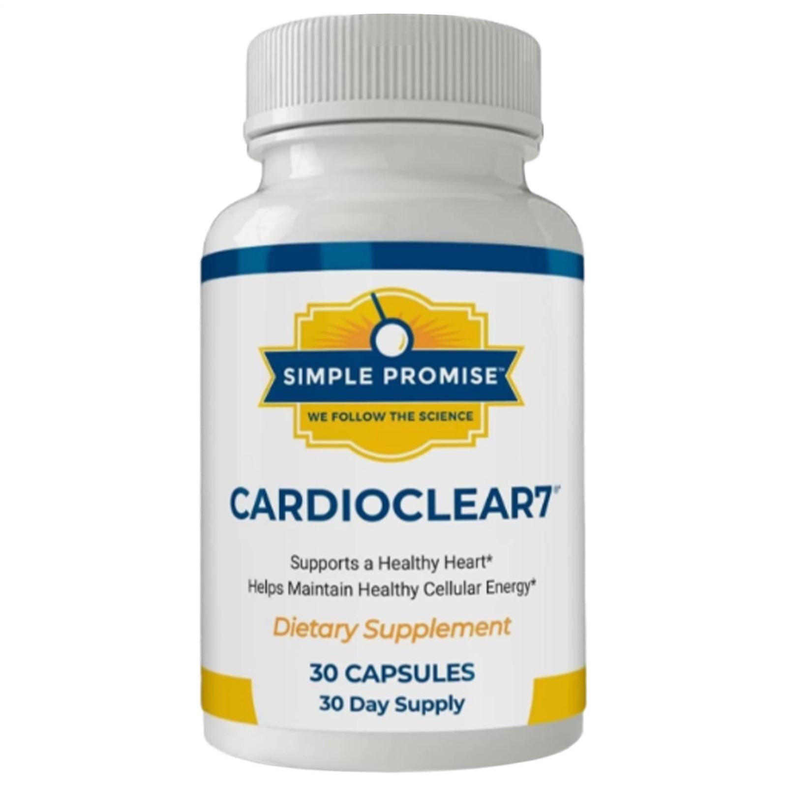 Cardio Clear 7 – 30 Capsules New/Sealed Exp 9/2026
