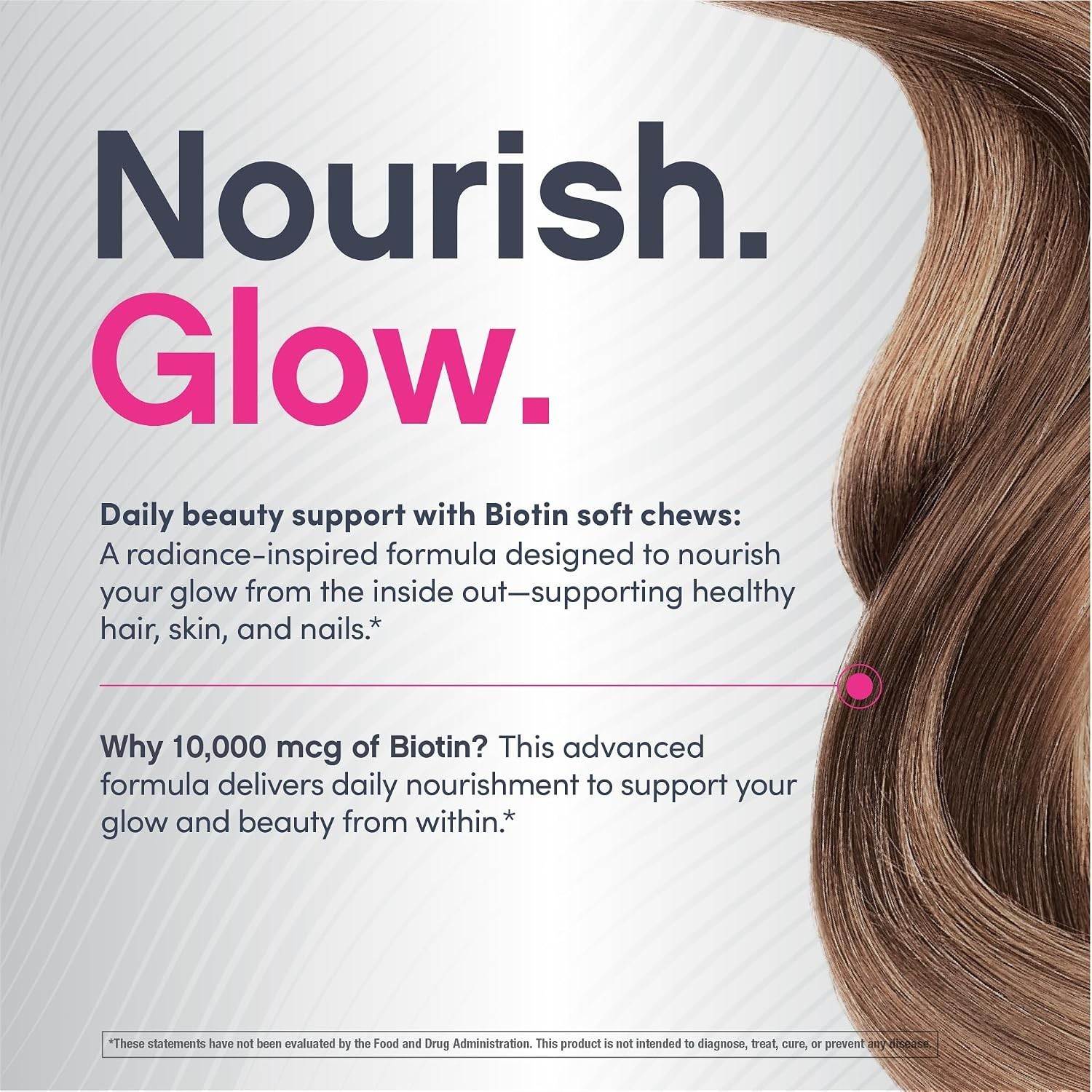 Delicious Acai Berry Biotin Soft Chews – 30 Chewables for Healthy Hair & Energy
