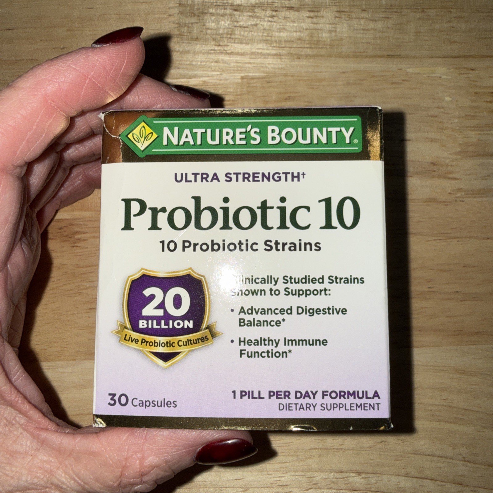 Nature’s Bounty Ultra Strength Vitamin Capsules – Pack of 30 Exp 11/26