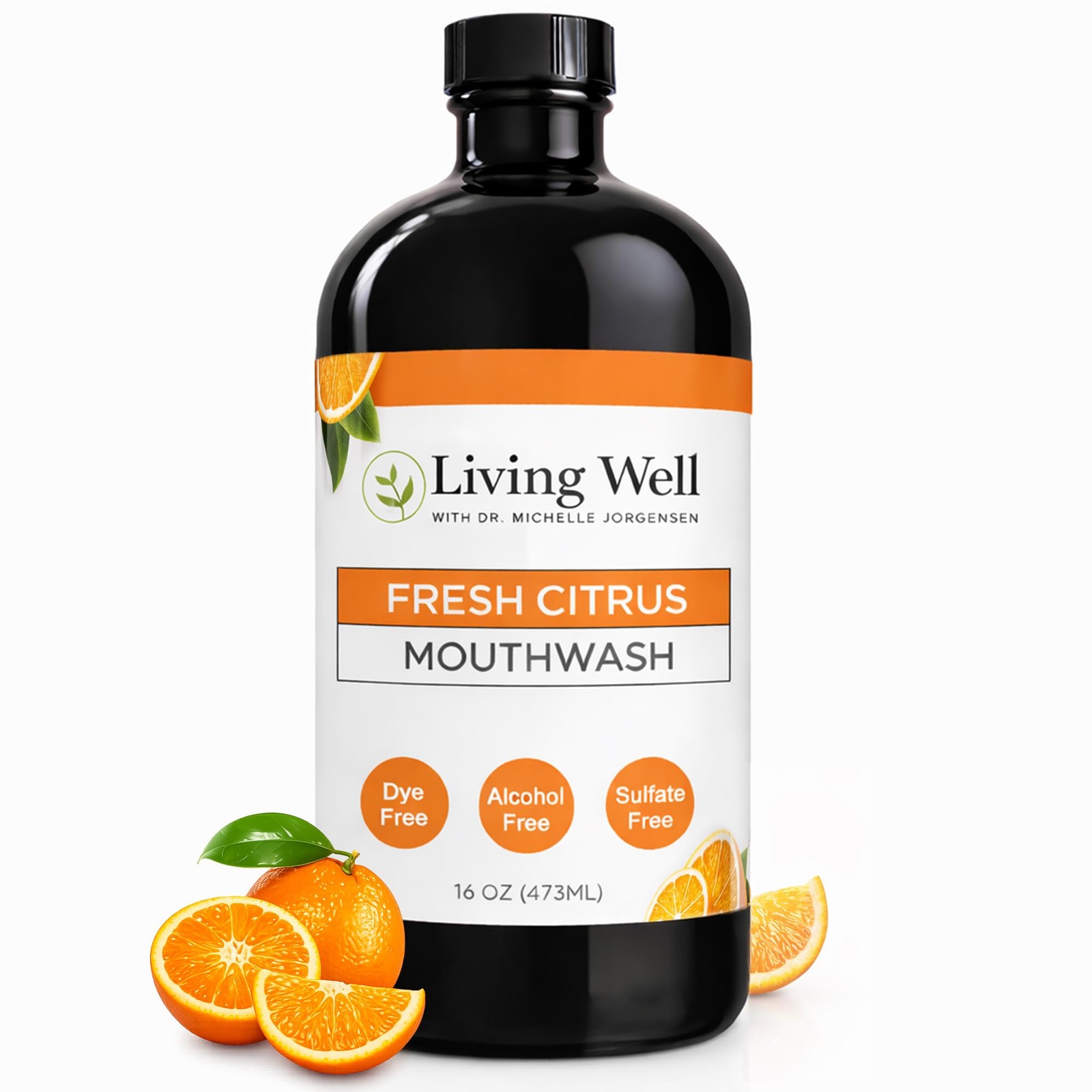 Living Well with Dr. Michelle Fresh Citrus 16 Fl Oz (Pack of 1),