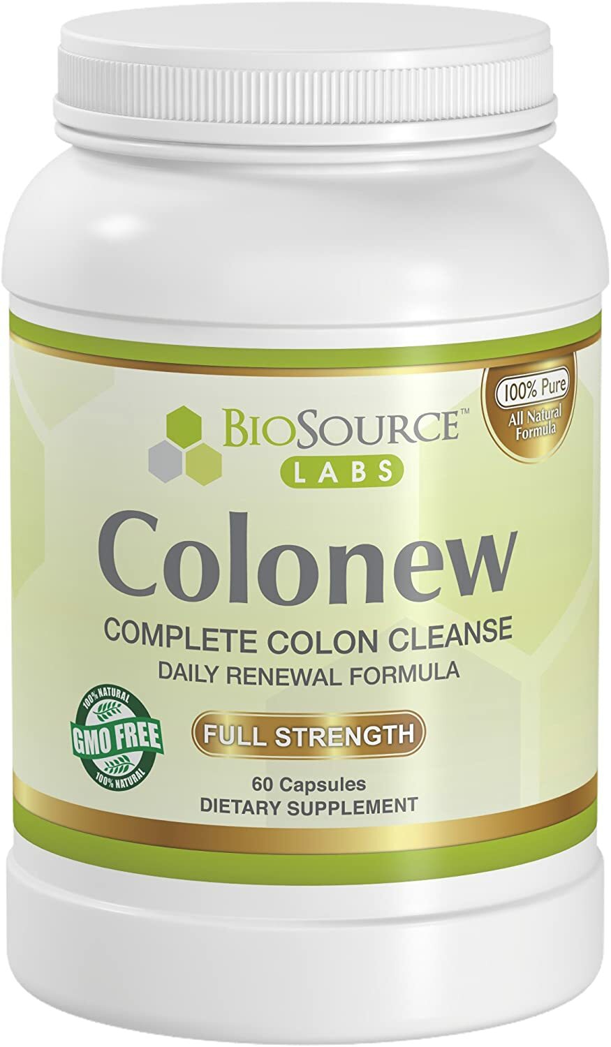 BioSource Labs Colonew Complete Colon Cleanse Natural Detox Supplement for Daily