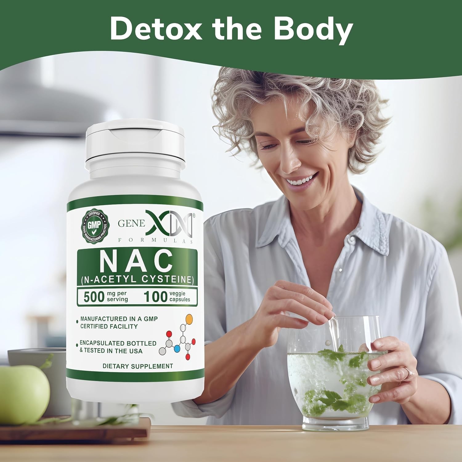 Genex NAC 500mg – 3- Liver & Antioxidant Support