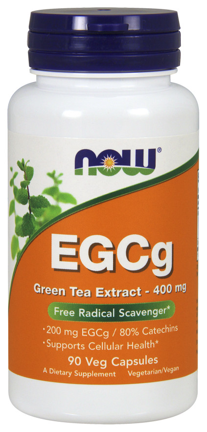 NOW Foods EGCg Green Tea Extract 400mg ANTIOXIDANT Cellular Health 90 04/2026EX