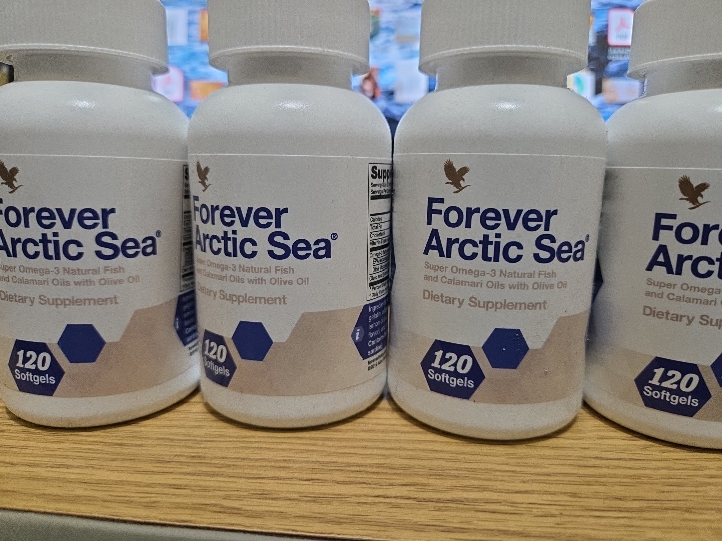 10 FOREVER ARCTIC SEA (120 Softgels) for lower Cholesterol HALAL Exp. 2027