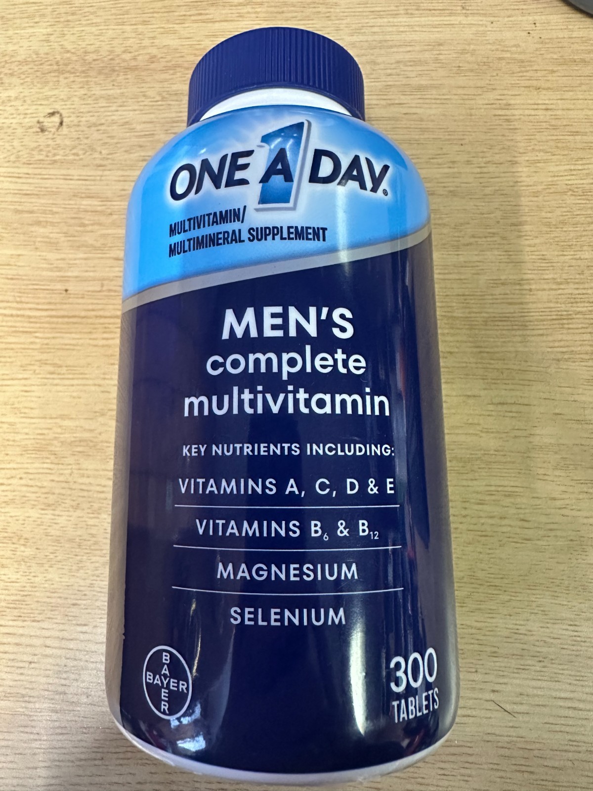 One A Day Men’s Multivitamin 300 Tablets Exp 6/27 – Energy Immune Heart Health