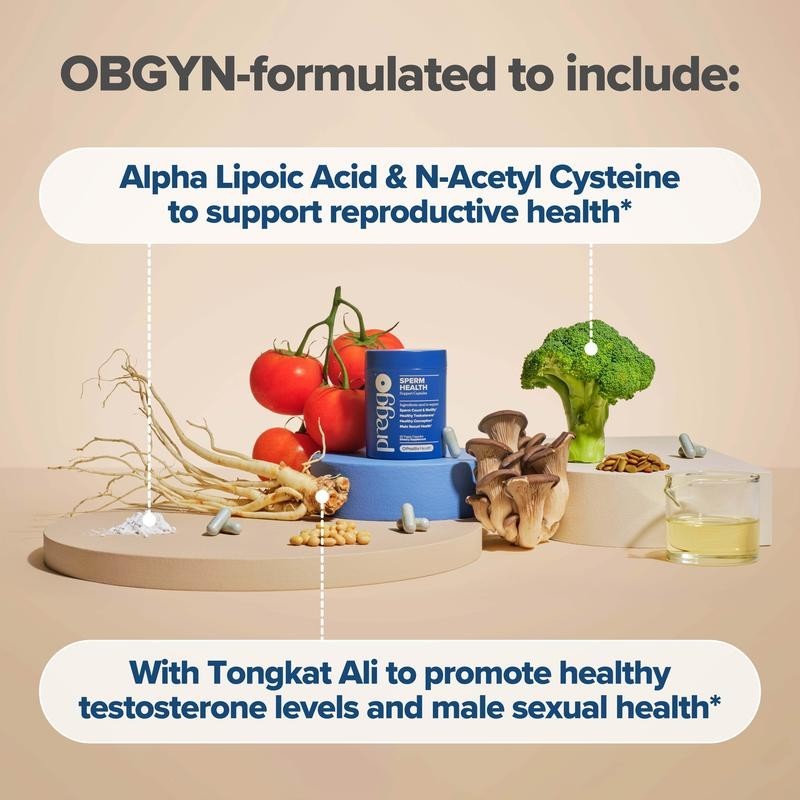 PREGGO Female & Male Conception Relief Bundle – High Quality 1 Month Supply