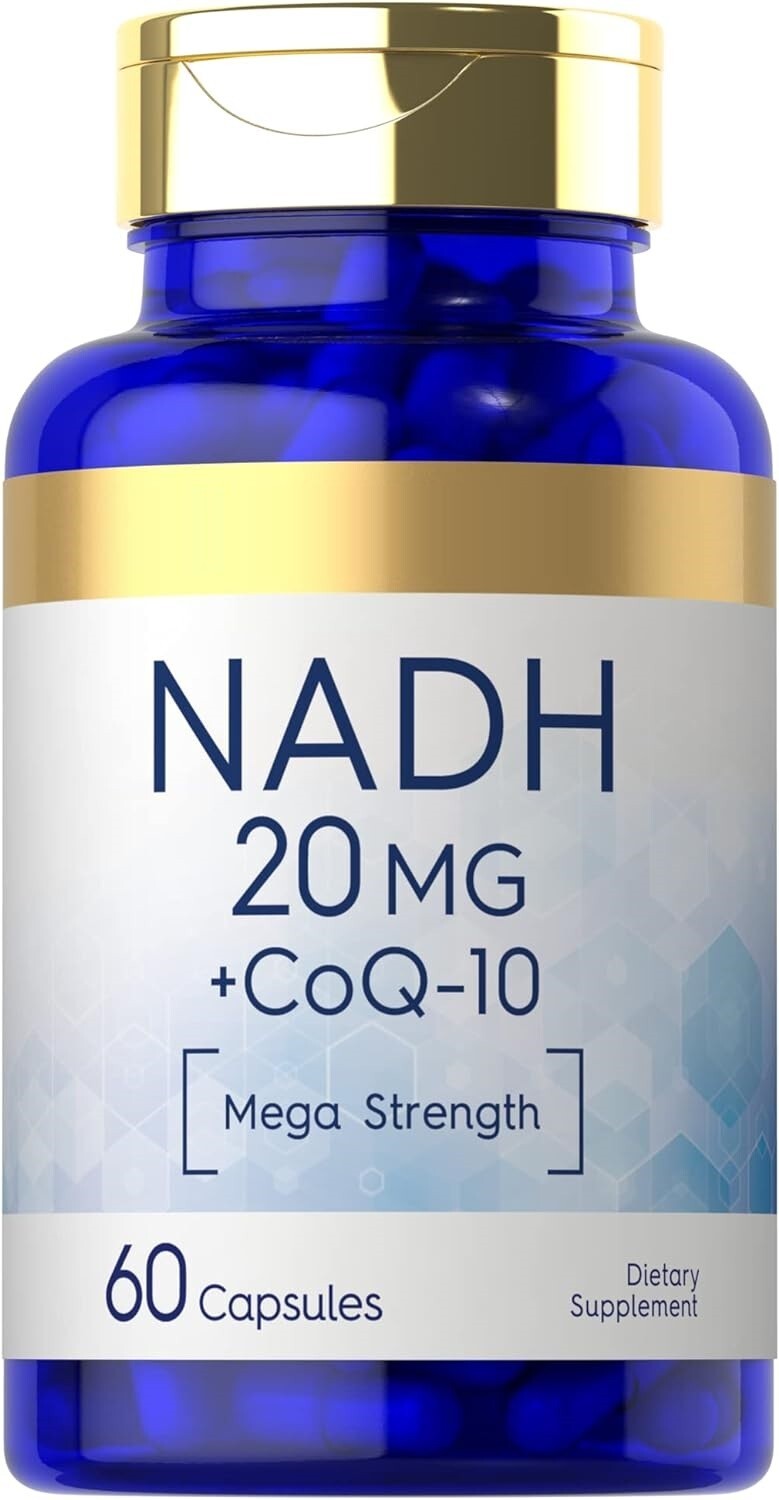 NADH 20mg 60 Capsules plus Coq10