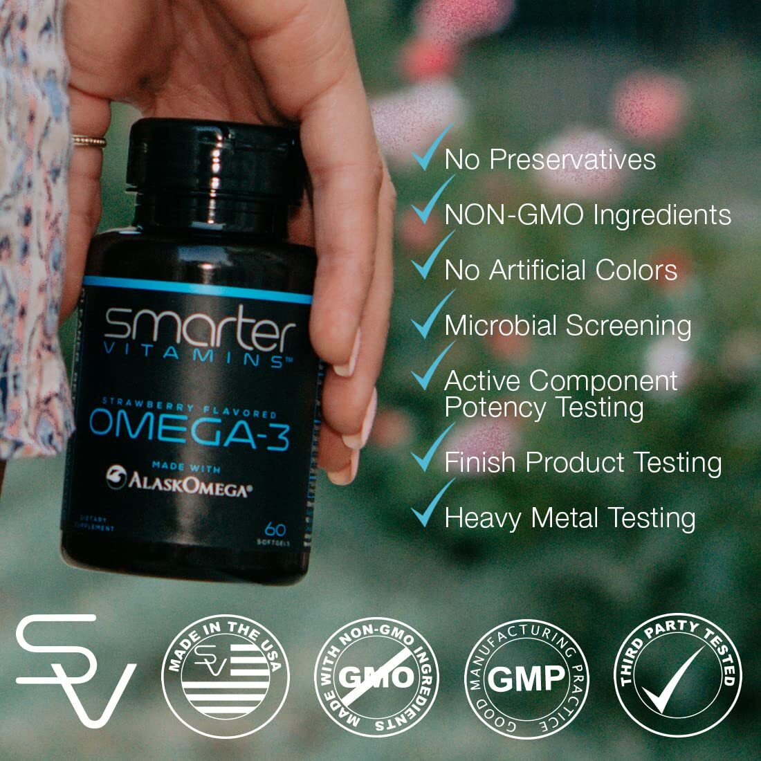 2 Pack Smarter Omega 3 Fish Oil Berry Flavor Burpless Tasteless 2000mg Potent…
