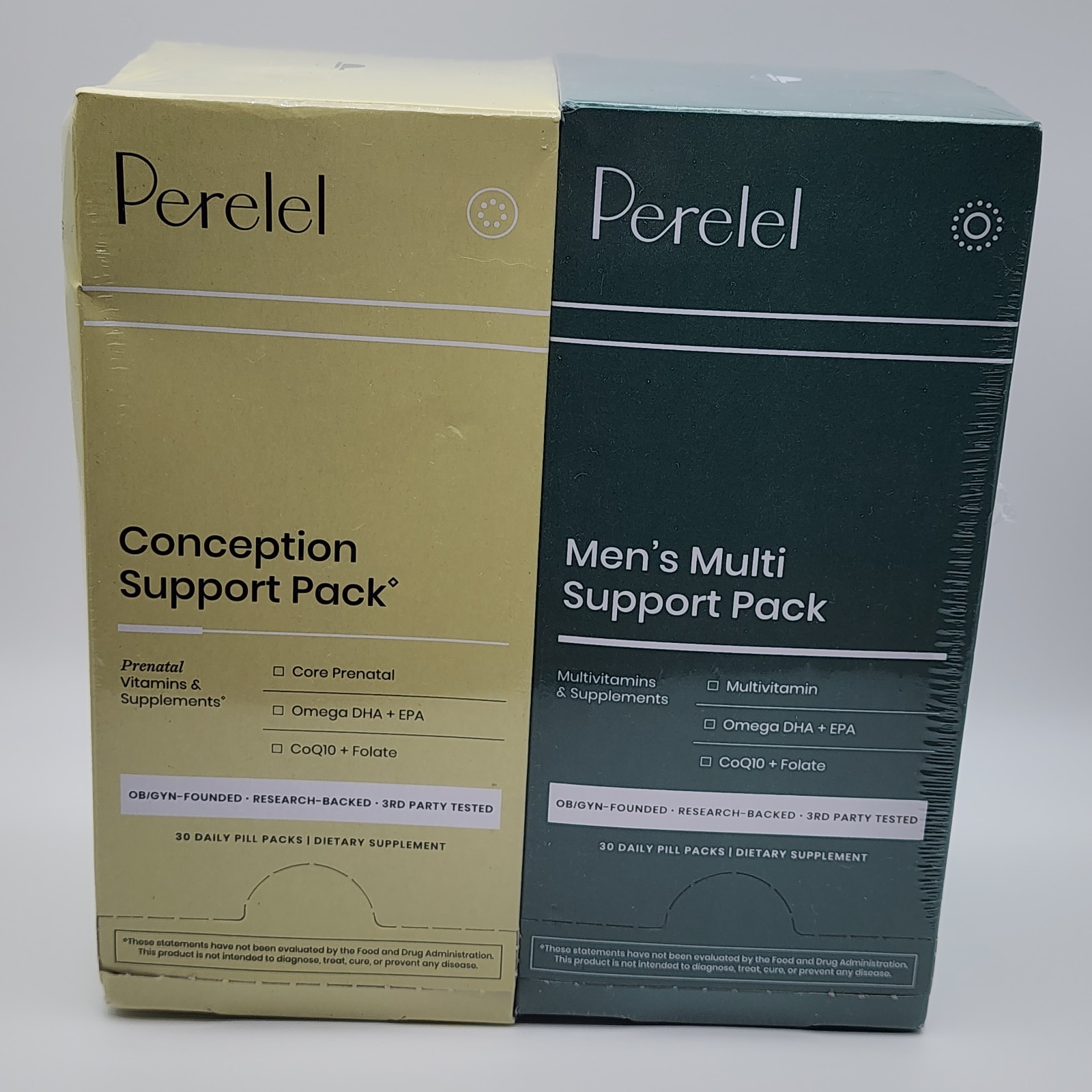 Perelel Conception Support For Women & Men’s Multi Support Bundle, Prenatal