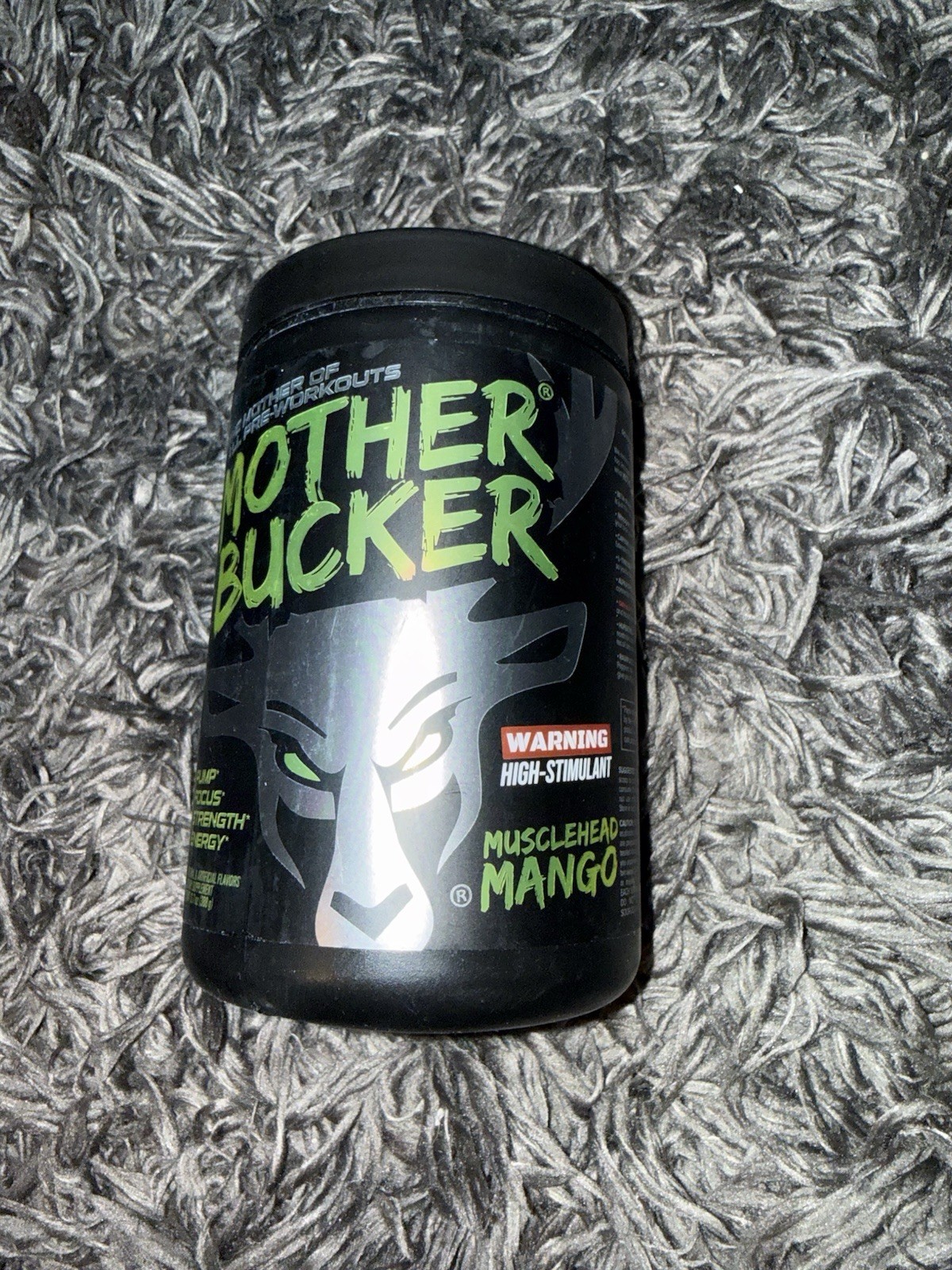 Bucked Up Mother Bucker Muscle head Mango Flavor, 30 Servings, Exp 12/2027