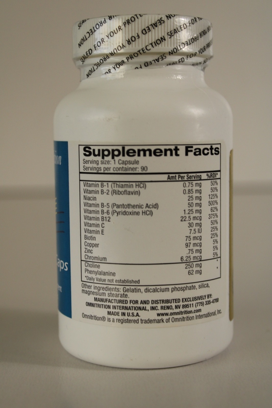 Omnitrition Remind Caps Dietary Supplement 90 Capsules Exp 6/15 New Sealed
