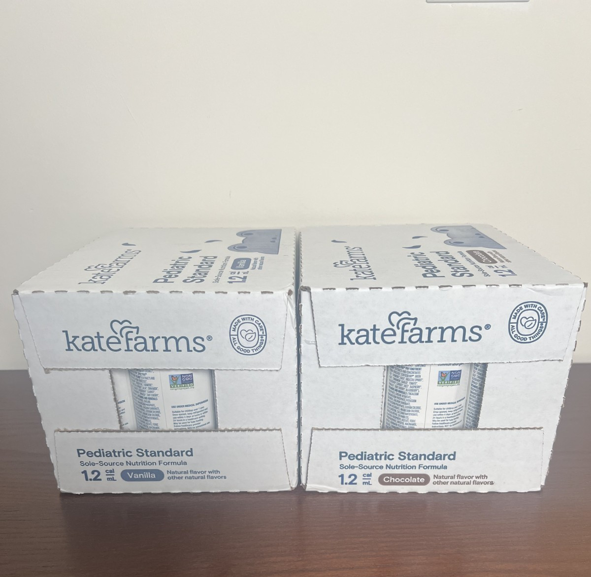 Kate Farms Pediatric Standard 1.2 Vanilla & Chocolate -EXP 09/26 & 10/26 – 24 Ct
