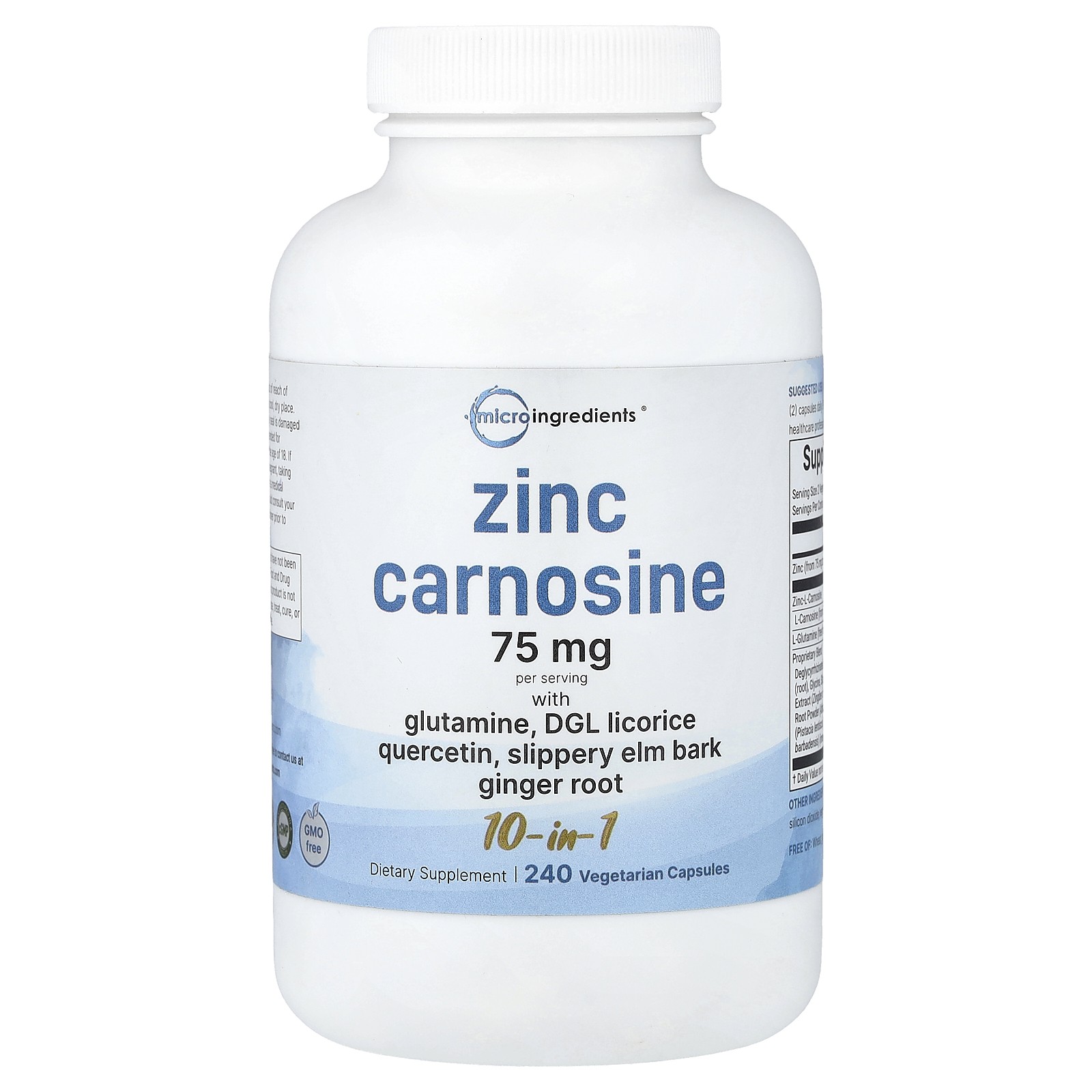 Zinc Carnosine, 240 Vegetarian Capsules