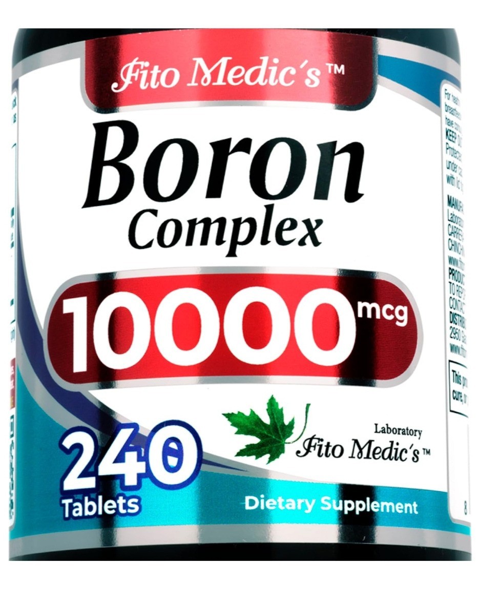Boron 10mg Supplement 240 Tablets Bone Joint Immune Vegan Energy Support Health!