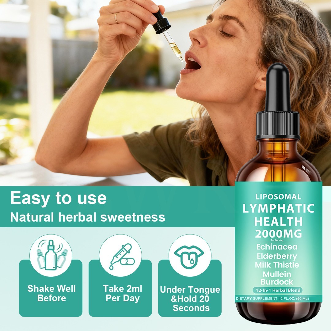 Liposomal Lymphatic Drops – Liver&immunity Health, Berry Flavor – 60ml