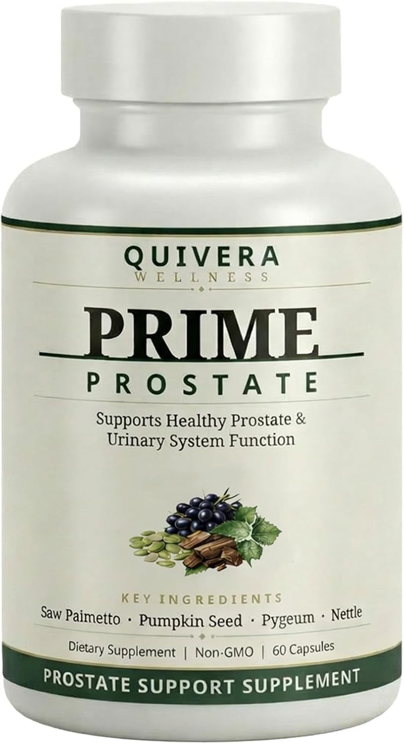 Prime Prostate Bladder Support Supplement for Men Pygeum Saw Palmetto Lycopene