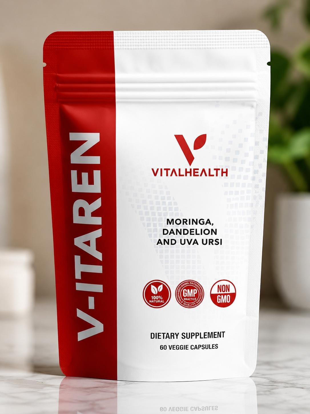 VitalHealth V-Itaren 60 Veggie Capsules – New/Sealed! Vital Health Exp 5/2027