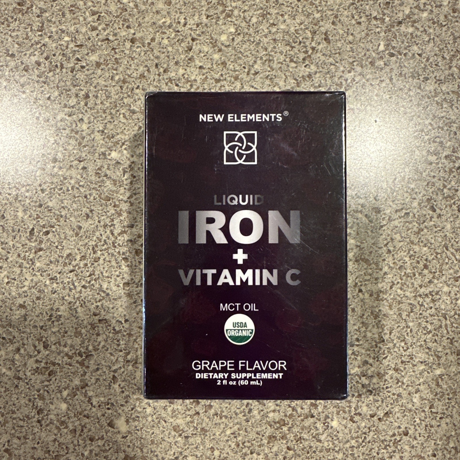 SEALED Liquid Iron Supplement / Blood Builder Iron Vitamin 2 fl oz Grape fla