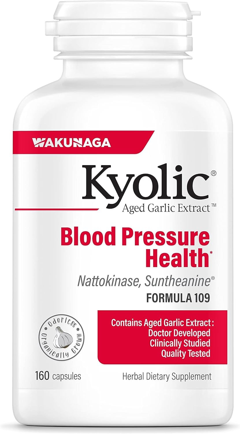 Aged Garlic Extract Formula 109, Blood Pressure *, 160 Capsules