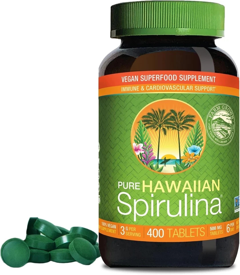 Nutrex Hawaii Pure Hawaiian Spirulina (500mg) 400 Tabs