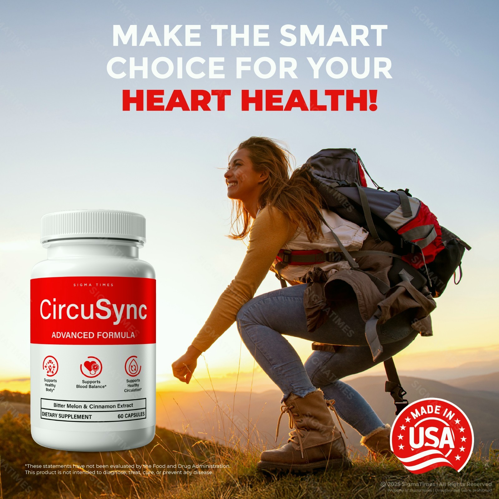 Circusync Capsules, Healthy Circulation & Blood Support Supplement – 3 Pack