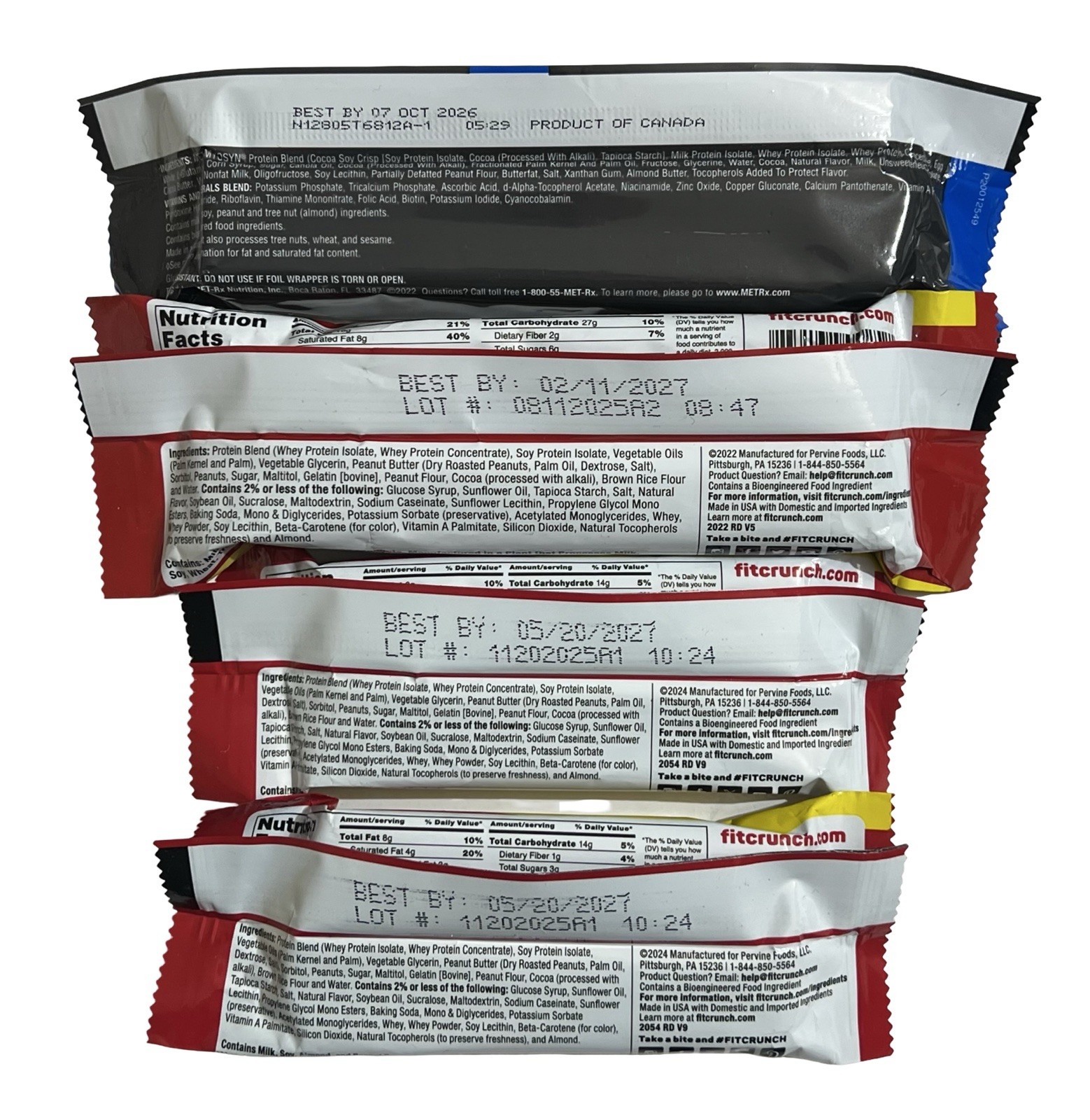 Atkins, Quest, Power Crunch & Fit Crunch & Pure Protein Bars – Mixed Lot of 56