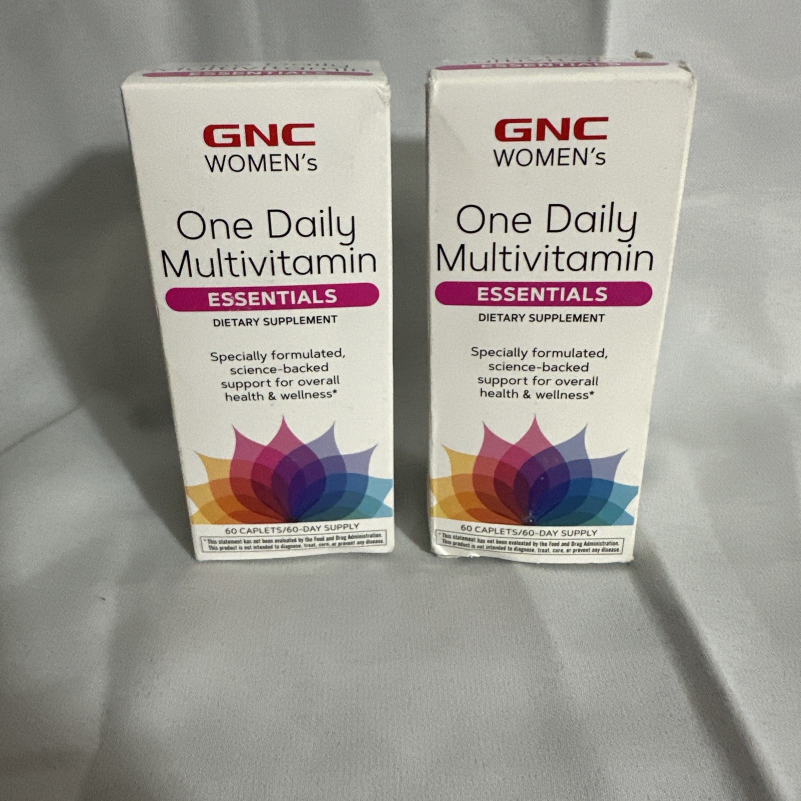 GNC Womens One Daily Multivitamin – Lot of 2 x 60 Tablets – New in Box- Exp 7/25