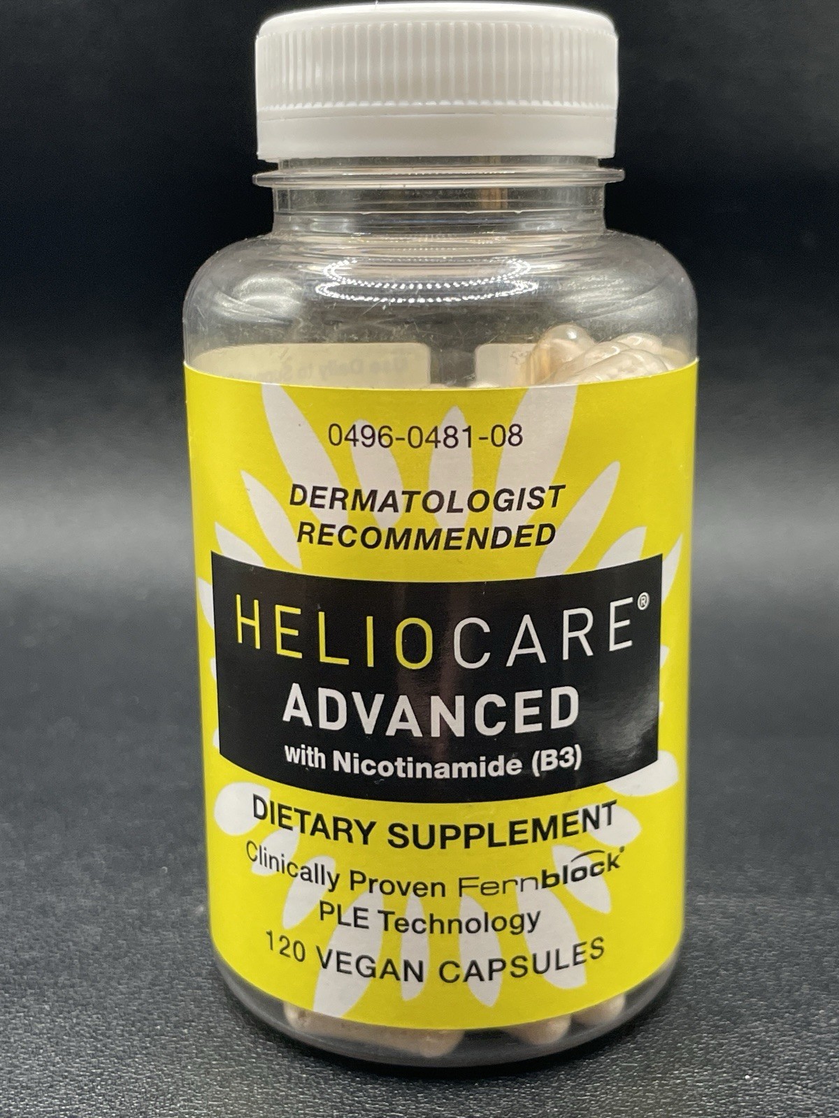 Heliocare Advanced Niacin B3 120 Capsules 240mg Fernblock Exp 9/2027 Supplement