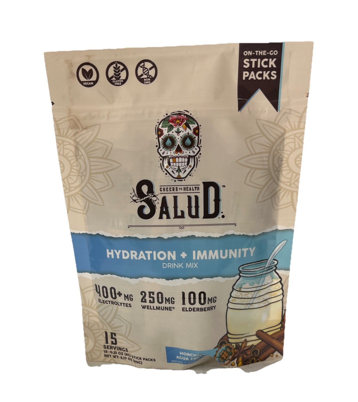 Salud Hydration & Immunity Drink Mix Comes With 15 Servings Flavor Horchata