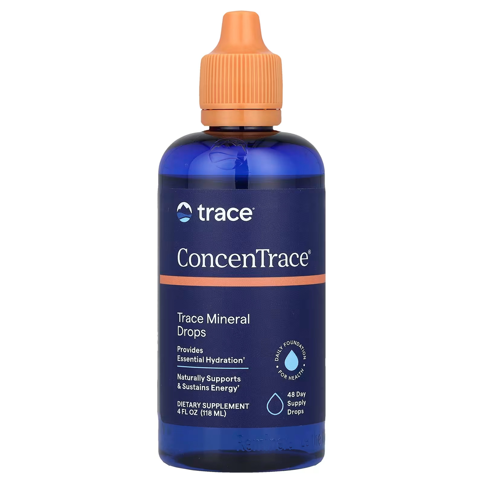 ConcenTrace®, Trace Mineral Drops, 4 fl oz Exp12/2029 48 Day Supply