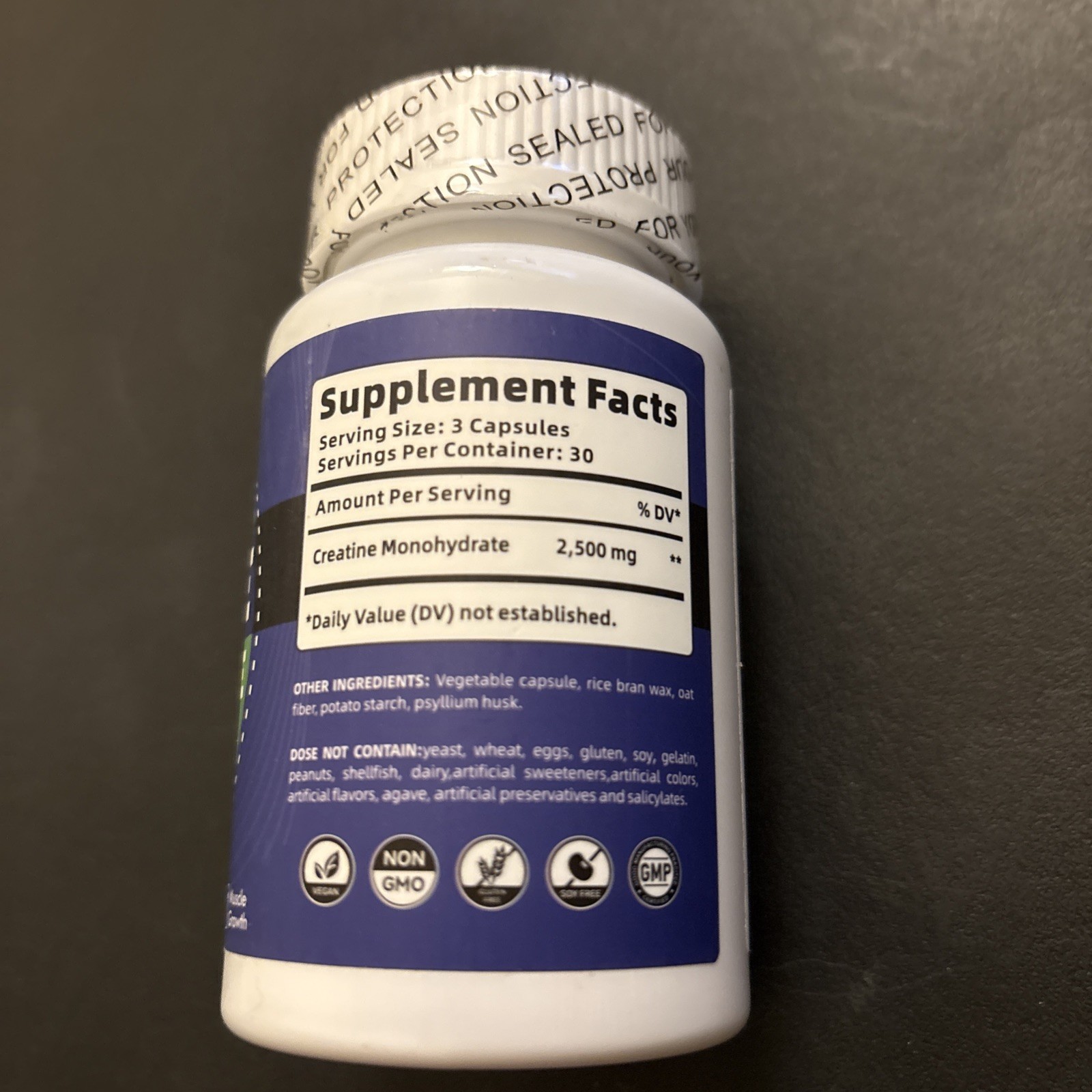 2 NoavII Creatine Monohydrate Muscle Gain 90 Capsules Exp. 07/2026