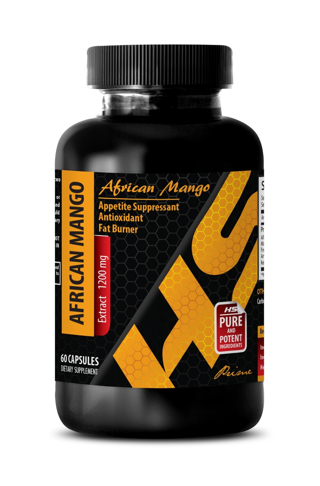 Superfood powder – PURE AFRICAN MANGO EXTRACT 1200mg – fat burner pills 1 Bottle