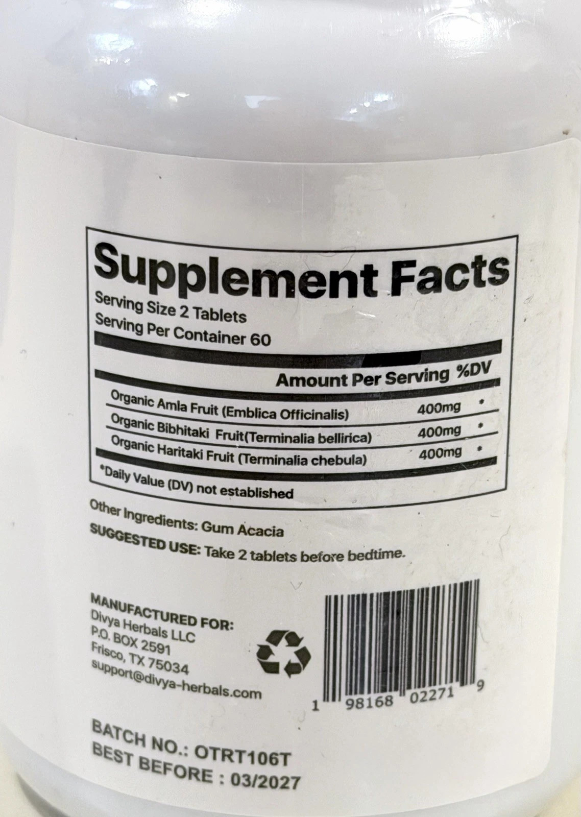 Gut Health Pro – Bloat Relief Detox & Digestive Support Organic 120Ct *EXP 3/27*