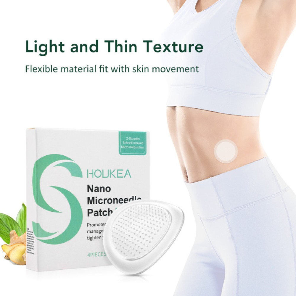 4/24PCS Nano Slimming Micro Needle Patch Unisex Slimming Microneedle Hoot Patch