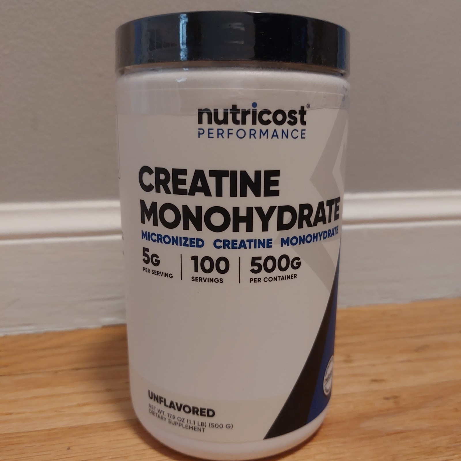 NEW SEALED Nutricost Pure Creatine Monohydrate 500 Gram Powder