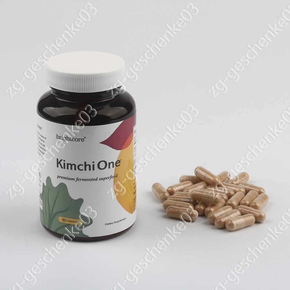 Brightcore Nutrition Kimchi One Kimchi Powder Capsules Probiotics Enzymes 2 pack