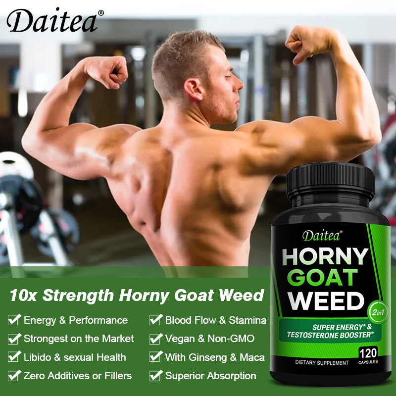 Horny Goat Weed Complex Male Enhancement and Natural Testosterone Booster