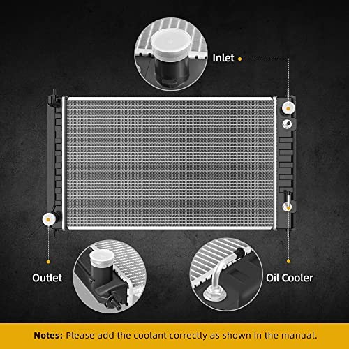DWVO Radiator Compatible with 2007-2018 Altima 2.5L L4 2009-2023 Altima Maxima 3