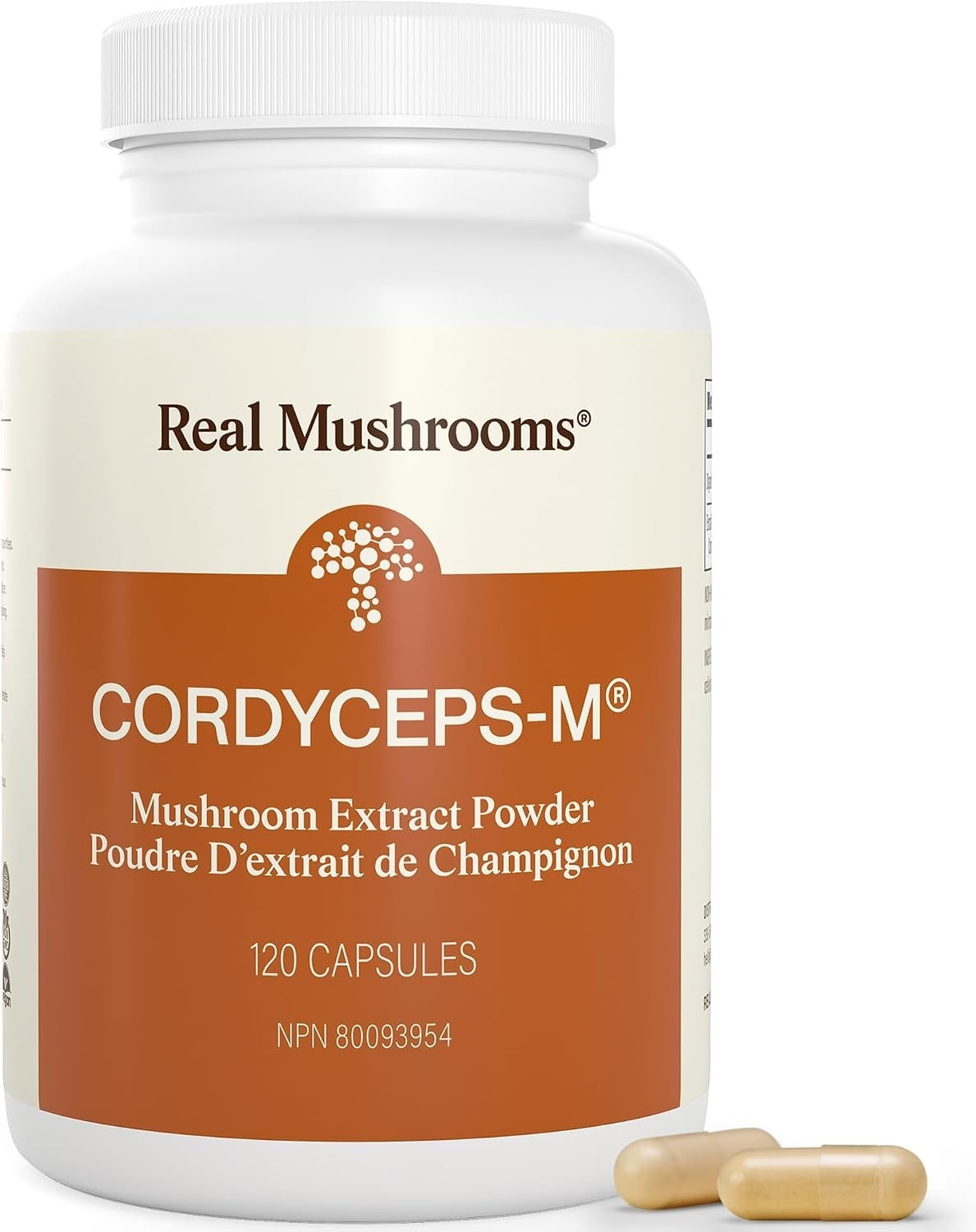 Real Mushrooms Cordyceps Capsules – Performance Mushroom Extract Supplement w…