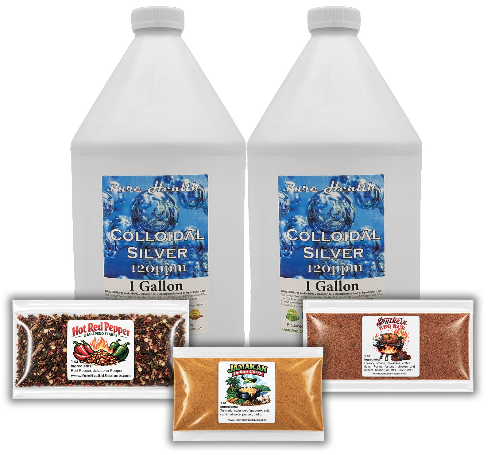 Colloidal Silver & Spice Bundle C