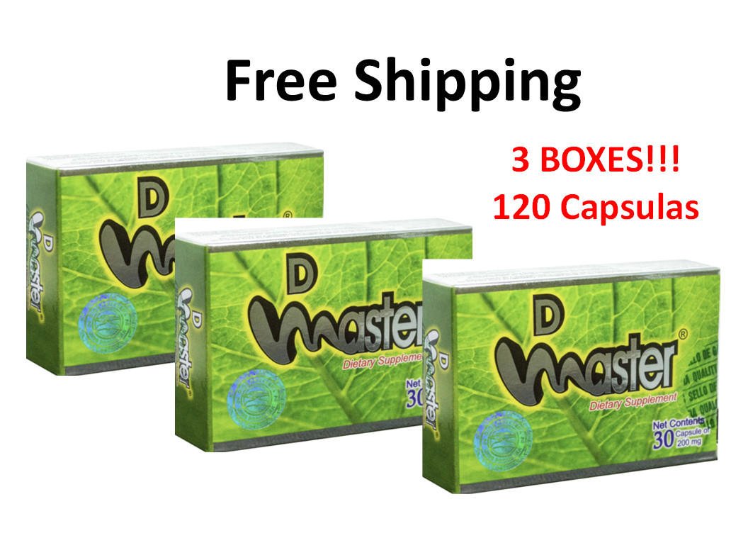 3 DIET MASTER 90 CAPSULES 200g TOTAL 100% UNIQUE & ORIGINAL UNISEX D MASTER