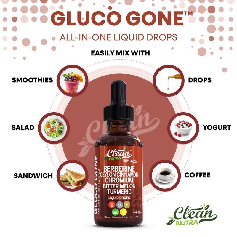Clean Nutra Berberine containing Ceylon Cinnamon Supplement Liquid Drops