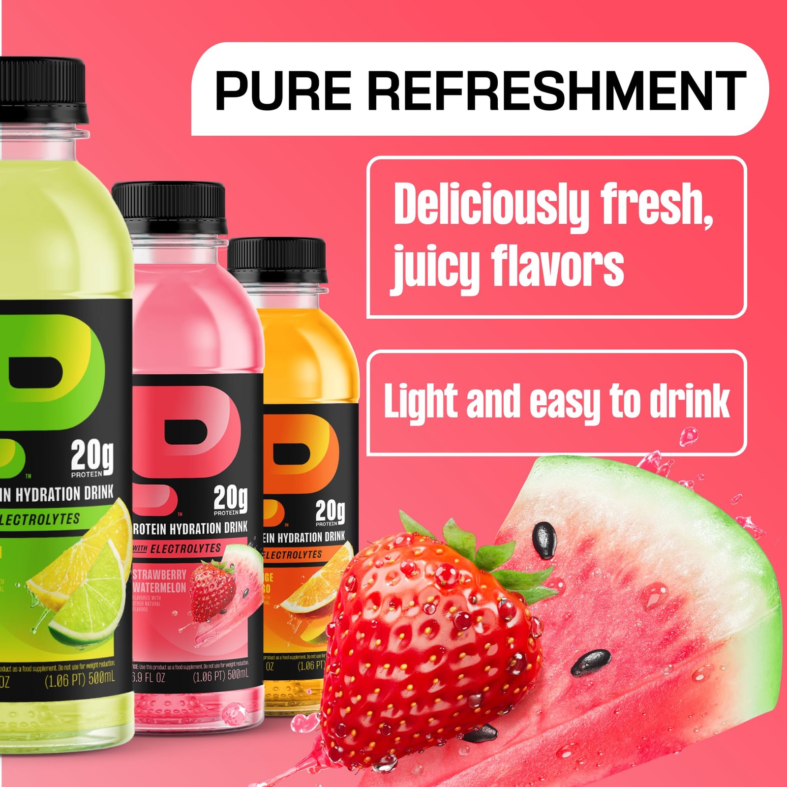 Protein2o Hydration Drink 2in1 Liquid Clear Whey Protein Isolate and Electro…