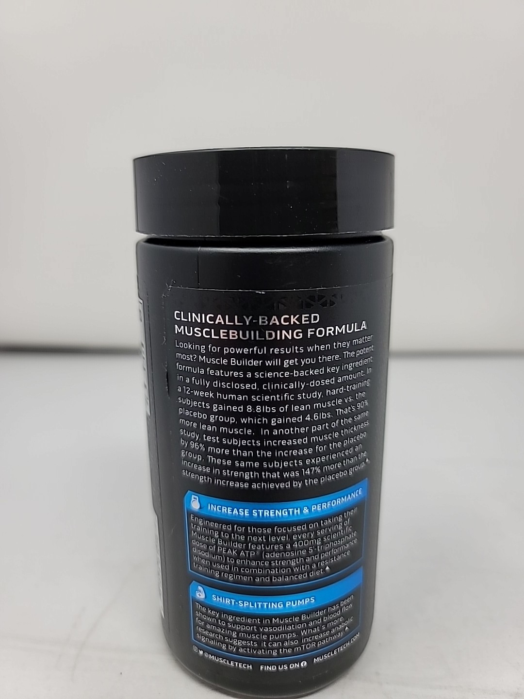 Muscletech Platinum Muscle Builder 60 Day Supply 400mg Peak Atp Exp 6/12/2028