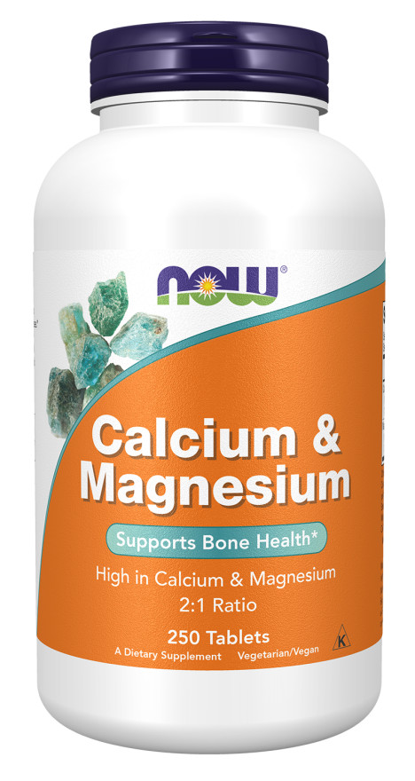 Now Foods Calcium & Magnesium 2:1 ratio 250 Tablets