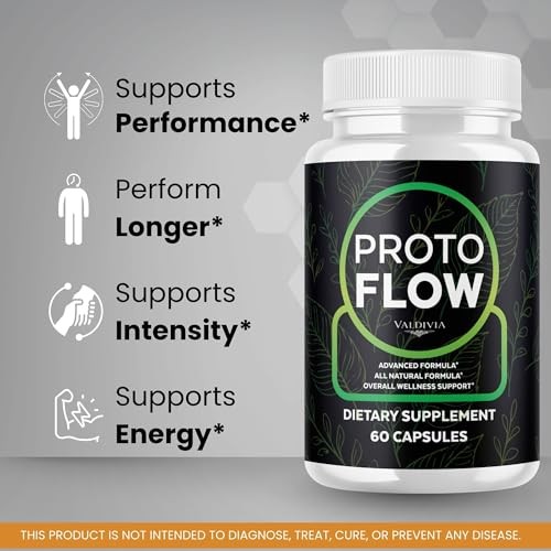 Valdivia Proto Flow 180 Capsules 3 Pack Dietary Supplement Made in USA