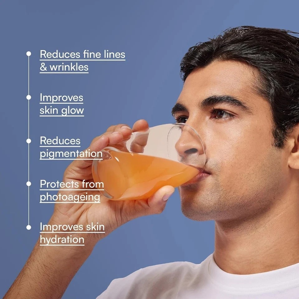 HK Vitals Marine Collagen for Men 200g – Orange Skin Glow Supplement u799