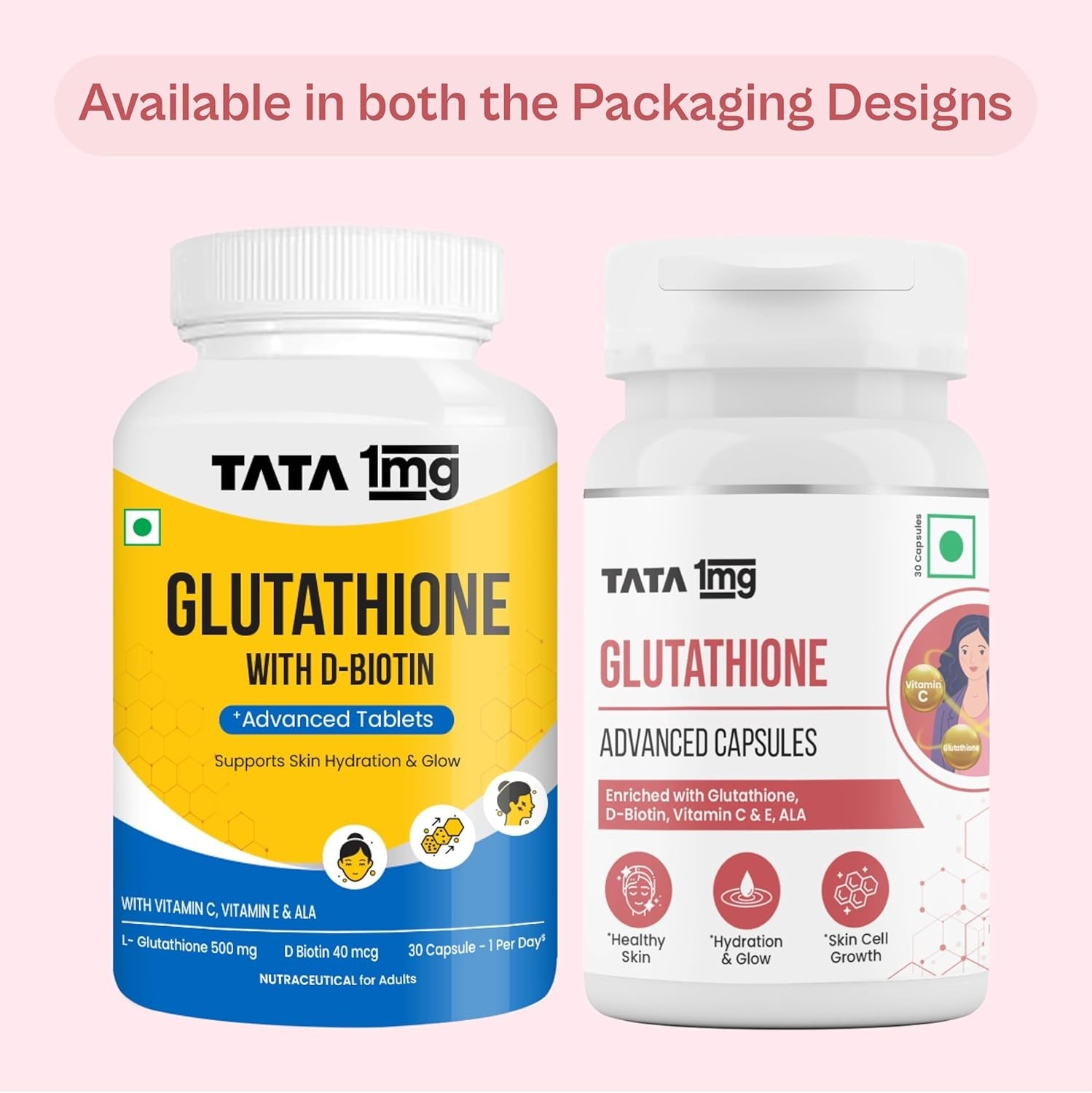 L Glutathione Advanced Capsule with Vitamin C,E, Biotin & Grape Seed Extract