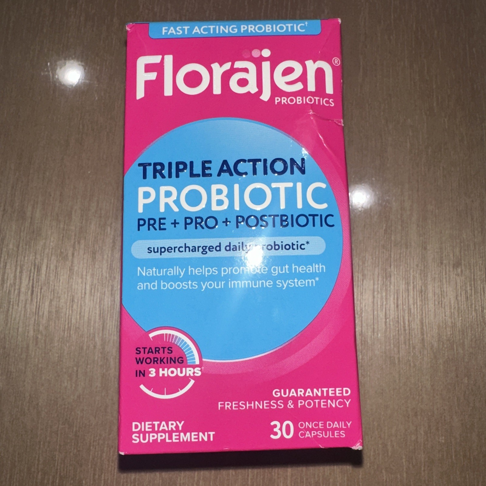 Florajen Triple Action Probiotic 30 Capsules – Exp October 2026 “FREESHIP ⭐️
