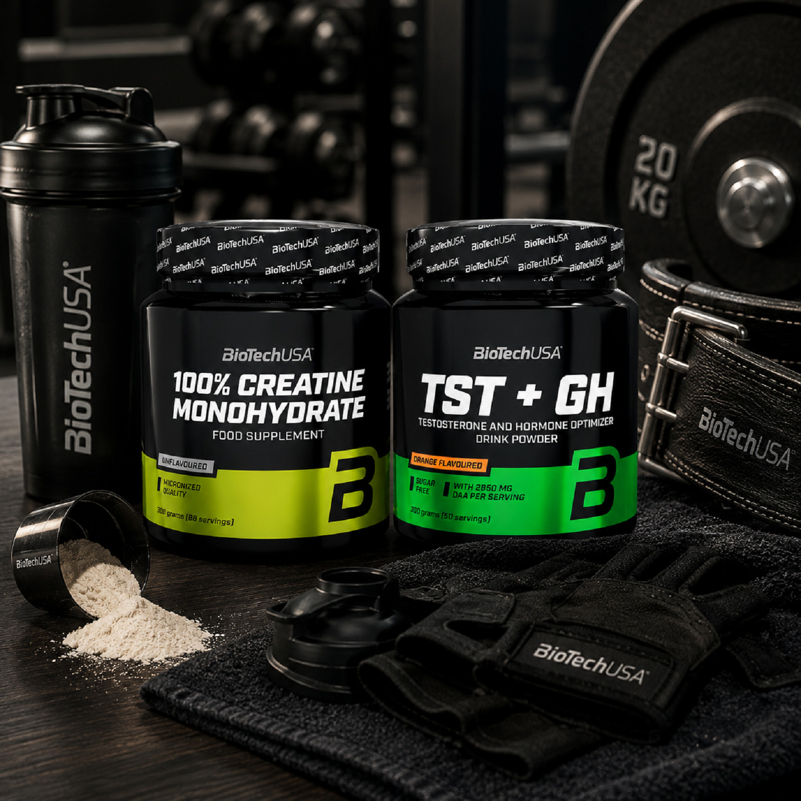 CREATINE MONOHYDRATE + TST+GH – Training Performance Sport Muscle Mass Strength